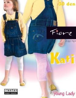 KATI 30den-leginy dětské Fiore yellow-žluté 128-134