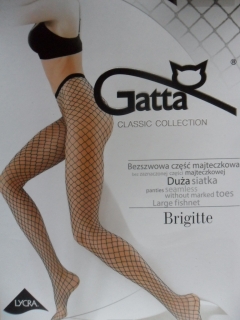 BRIGITTE 05-punčochové kalhoty GATTA nero (černé) 1-2,XS-S  