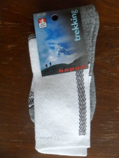 Dámské ponožky THERMO Bapon-Štepon bílošedé 35-38 (23-25)