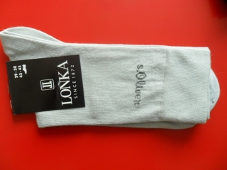 DEOLIVER-pánské ponožky LONKA  světle šedé 43-45 (29-30)