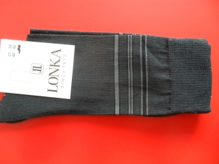 DATUS-pánské ponožky LONKA černé 41-42 (27-28)  