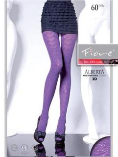 ALBERTA 60den-punčochové kalhoty FIORE black-černé