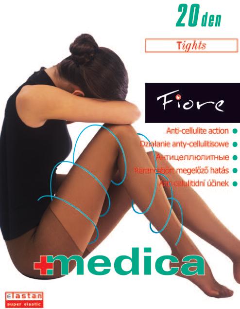 Punčochové kalhoty Fiore Medica 20den fumo-šedé 4-L
