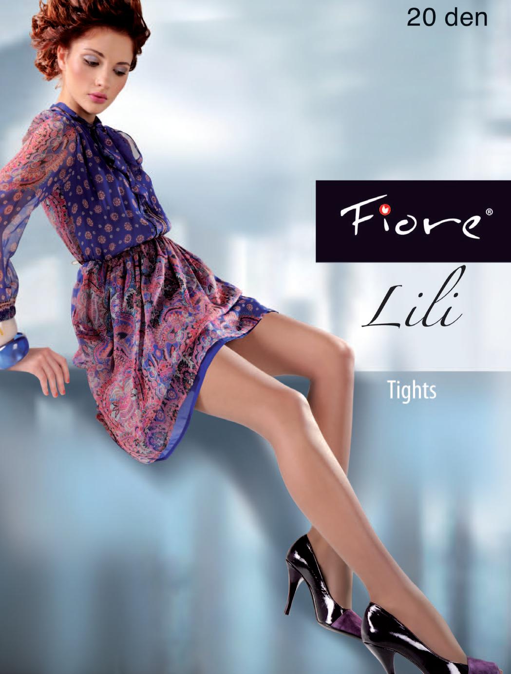 Fiore Lili 20 den Punčochové kalhoty safari 4-L