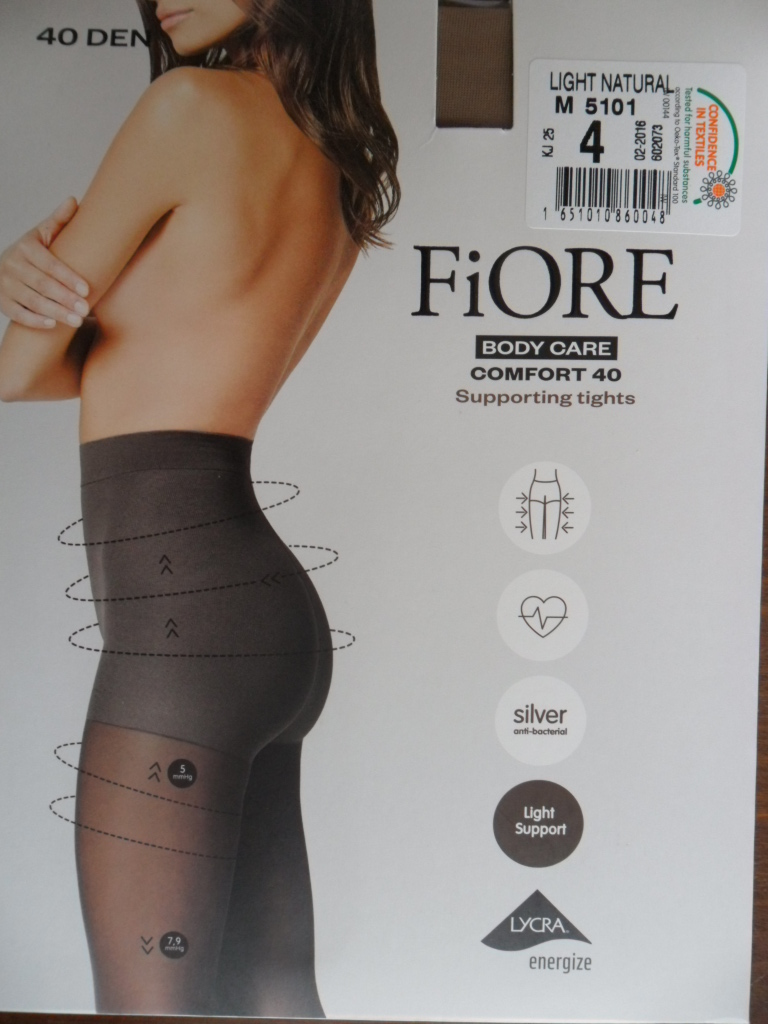 Fiore Comfort silver 40 den Punčochové kalhoty light natural 3-M