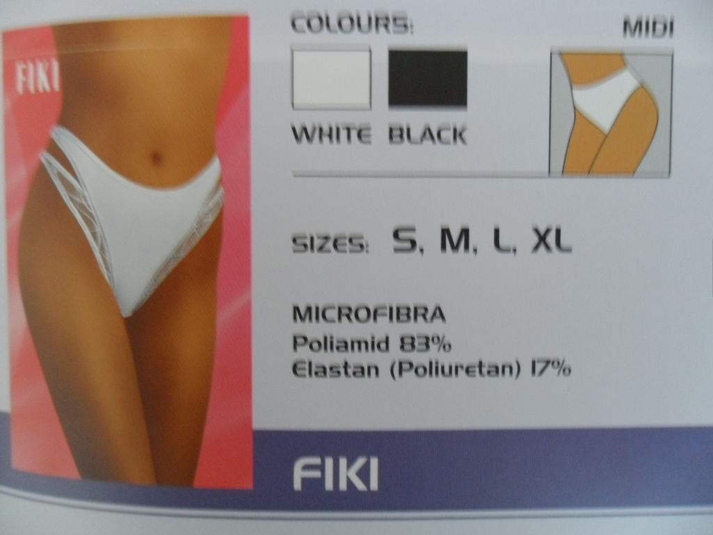 Wolbar Fiki Kalhotky black-černé M