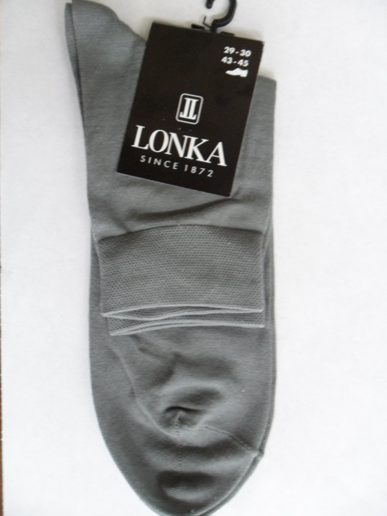 HARBUR-pánské ponožky LONKA bílé 43-45(29-30)