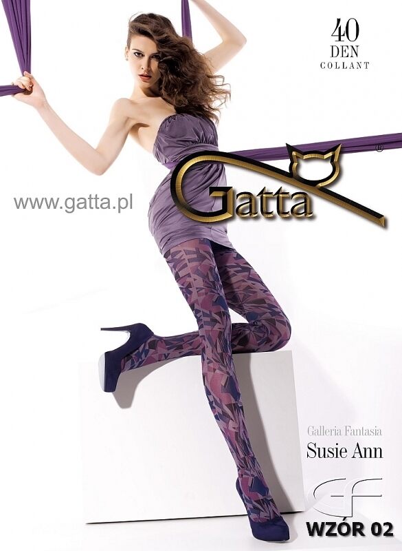 Gatta Susie ann 02 40 den Punčochové kalhoty nero-černé 2-S