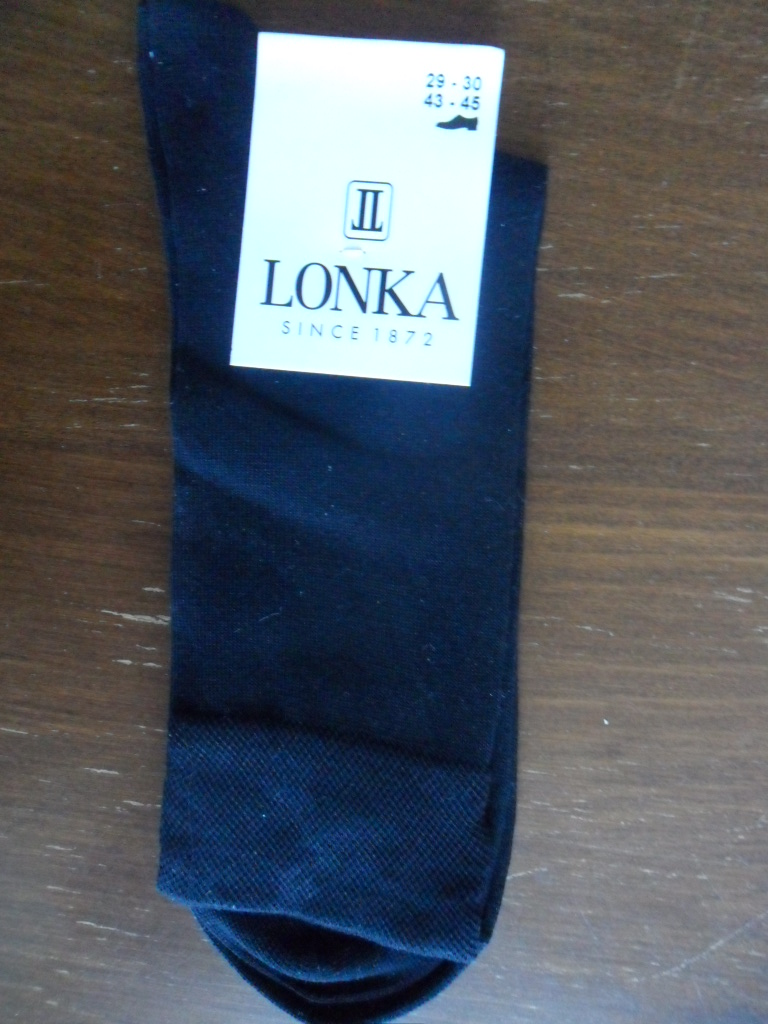 HERIBERT-pánské ponožky LONKA černé 41-42 (27-28) 