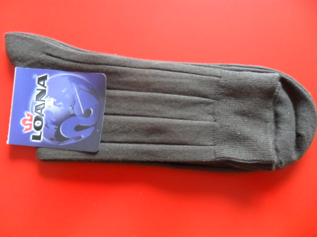 LOANA 50303- pánské ponožky LOANA  světle šedé 41-42 (27-28) 