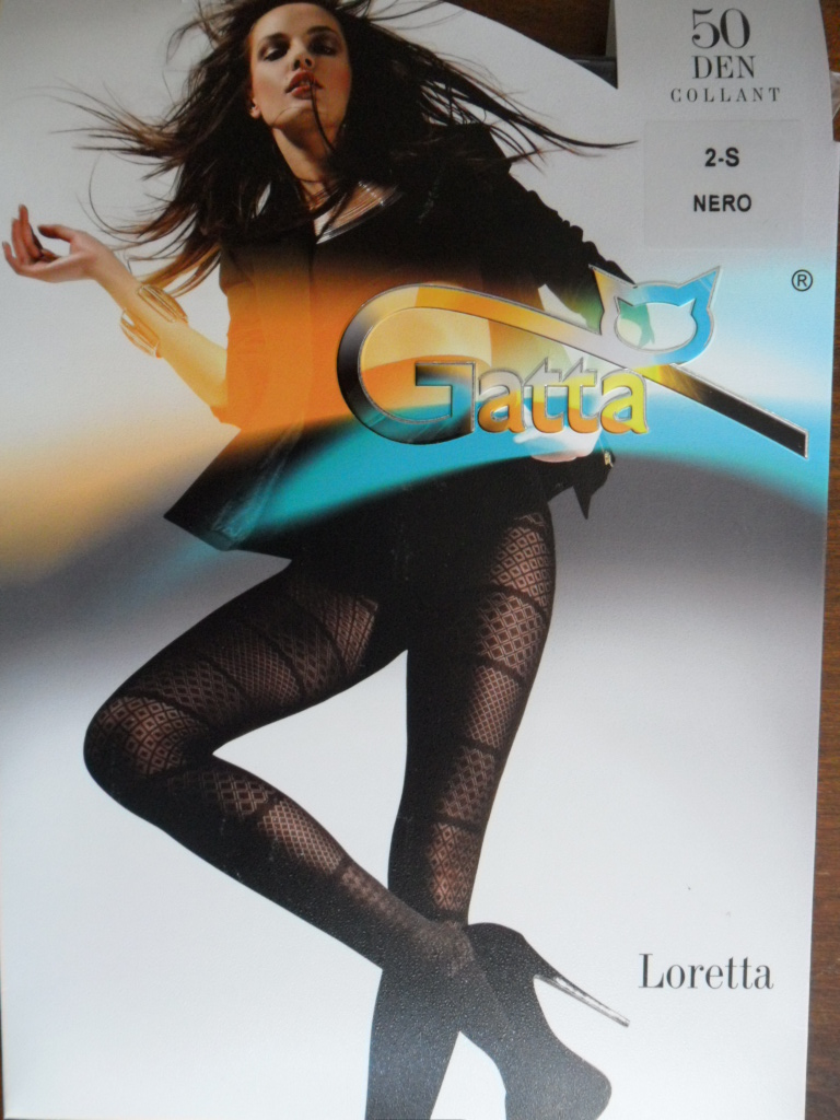 Gatta Loretta 75 50 den Punčochové kalhoty nero-černé 2-S