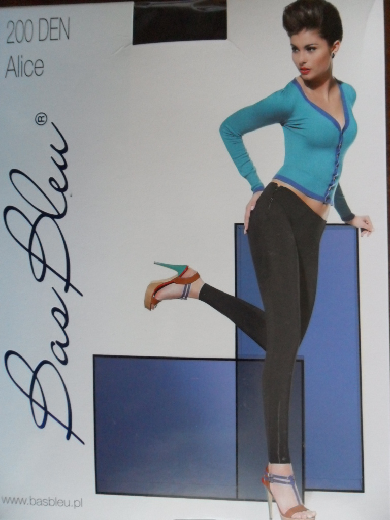 Bas Bleu Alice 200 den Leginy  black-černé