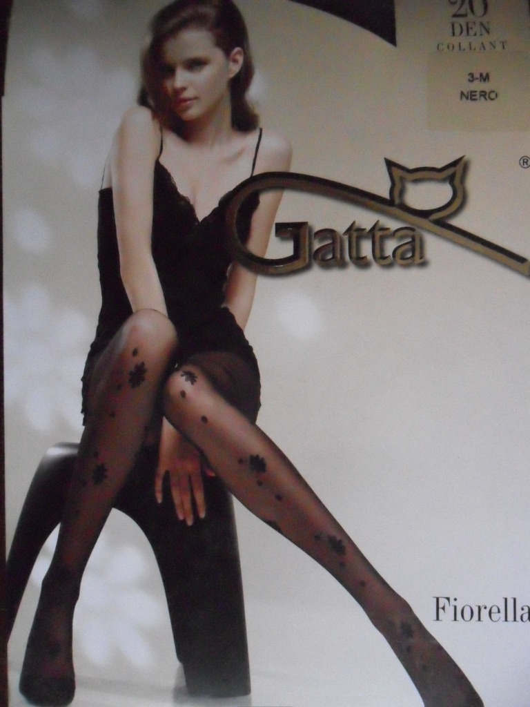 FIORELLA 02 20den-punčochové kalhoty Gatta nero-černé
