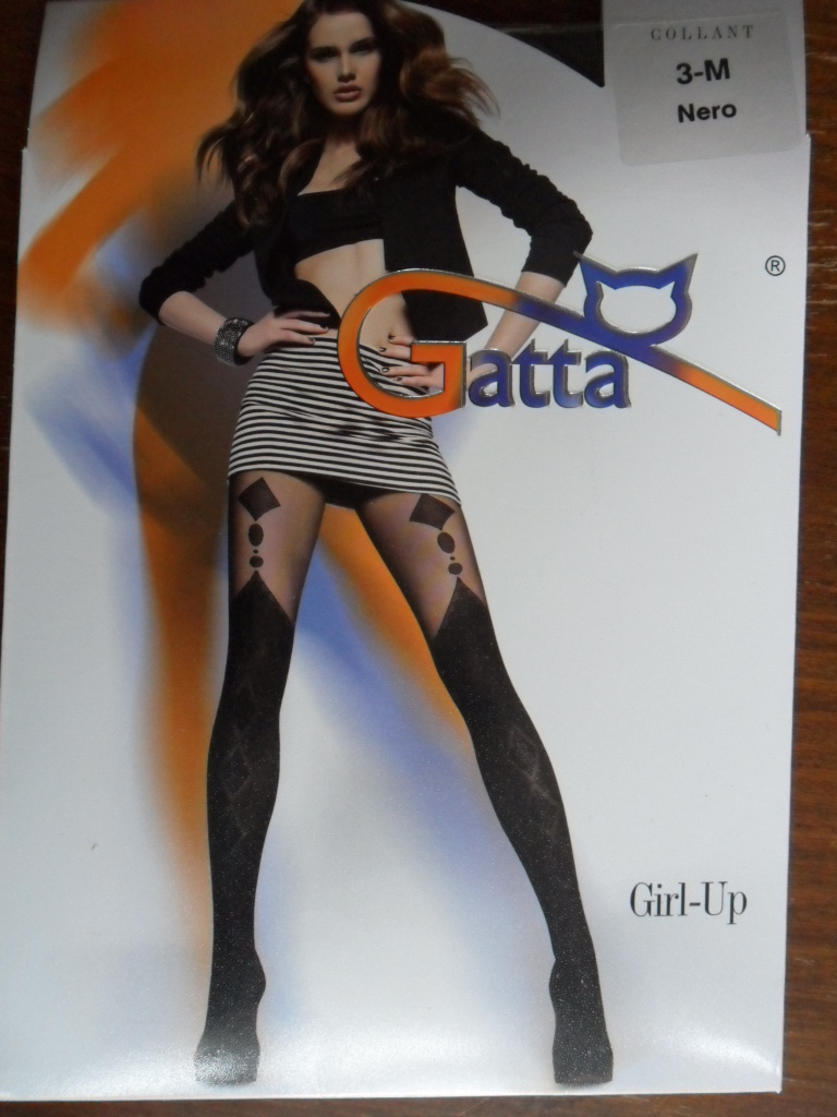 Gatta Girl - up 08 20 den Punčochové kalhoty nero-černé 2-S