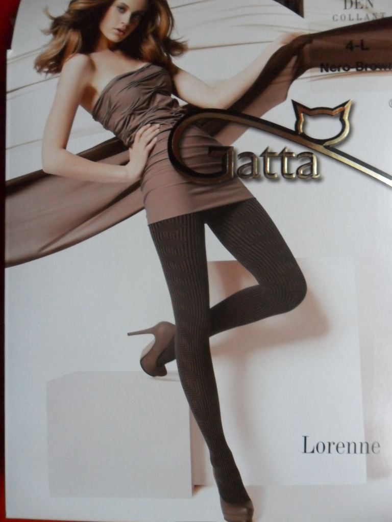 LORENNE 08 40den-punčochové kalhoty Gatta nero-brown(černohnědé) 4-L