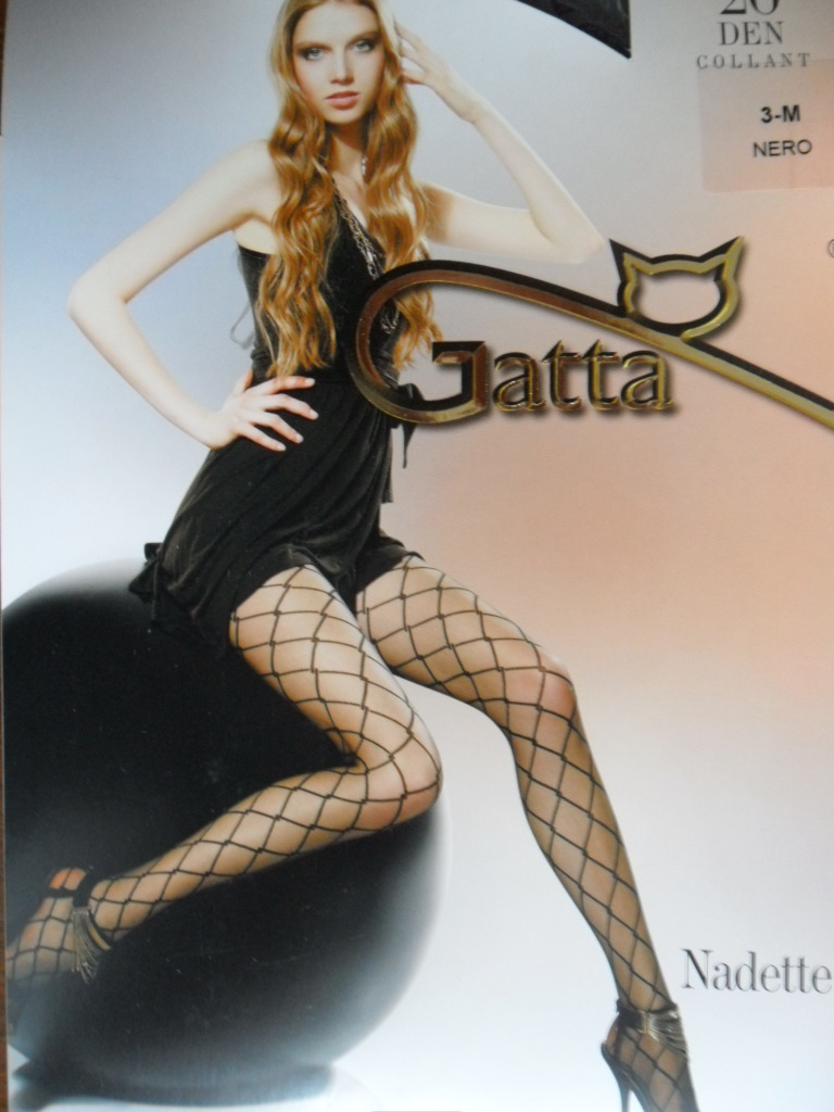 NADETTE 01,20den-punčochové kalhoty Gatta nero-černé 3-M