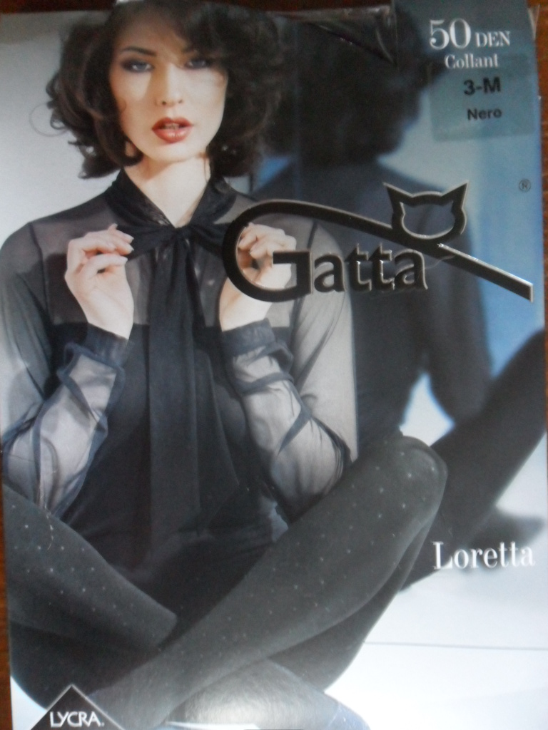 Gatta Loretta 106 50 den Punčochové kalhoty nero-černé