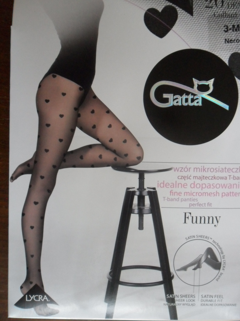 Gatta Funny 08 20 den Punčochové kalhoty nero-černé 