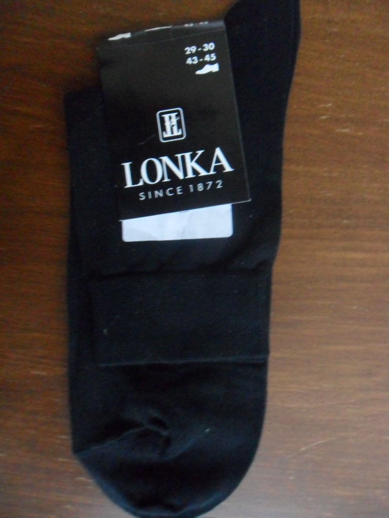 HARBUR-pánské ponožky LONKA černé 41-42(27-28) 