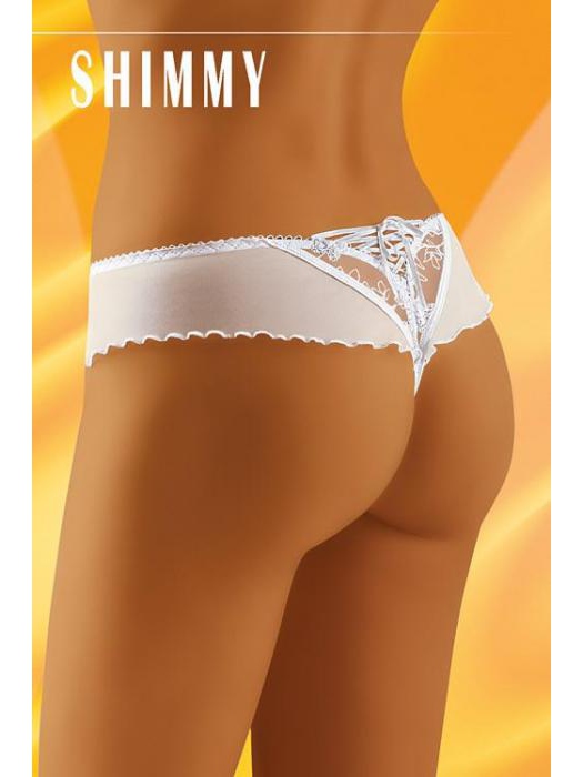 Wolbar Shimmy Tanga white-bílé