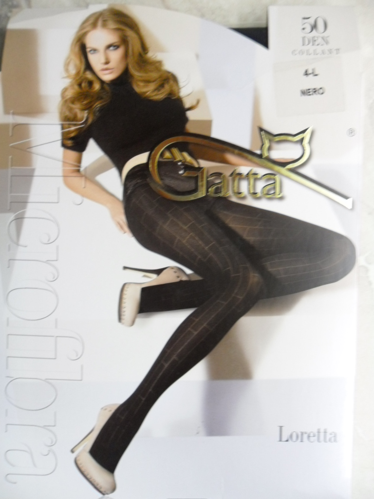 Gatta Loretta 56 50 den Punčochové kalhoty nero-černé 2-S