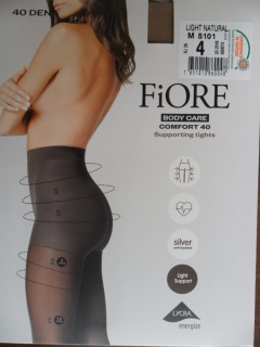 Fiore Comfort silver 40 den Punčochové kalhoty light natural 2-S