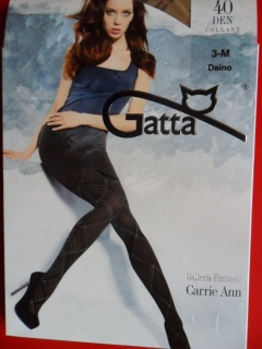 CARRIE ANN 20 40den-punčochové kalhoty Gatta daino-hnědé