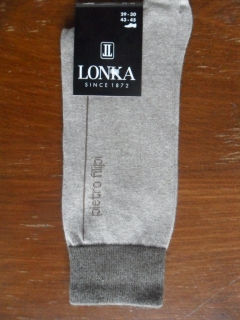 DEPIETROMEL-pánské ponožky LONKA světlehnědé 43-45(29-30)