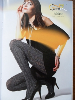 FABIANE 05-punčochové kalhoty Gatta nero-černé 2-S