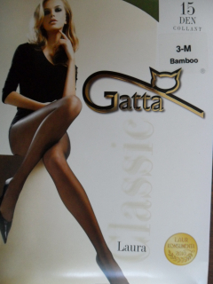  Gatta Laura 15 den Punčochové kalhoty caffe-tmavě hnědé