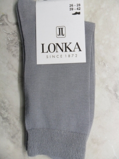 HOLMES-pánské ponožky LONKA tmavě šedé 39-42 (26-28)