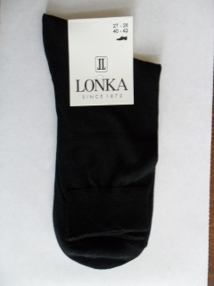 HEMINSTER-pánské ponožky LONKA černé 41-42(27-28)