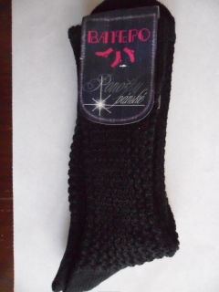 VERA- pánské zimní ponožky BATEPO černé 43-45(29-30)