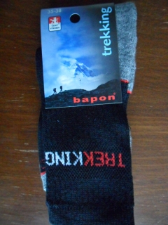 Pánské ponožky THERMO Bapon-Štepon tmavěmodře šedé 47-49 (33-35)