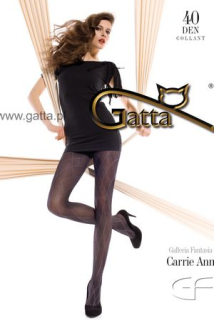 CARRIE ANN 14 40den-punčochové kalhoty Gatta nero-černé 2-S