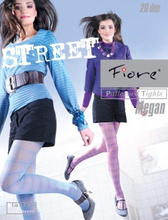 MEGAN 20den-punčochové kalhoty Fiore grafit-šedé 3-M