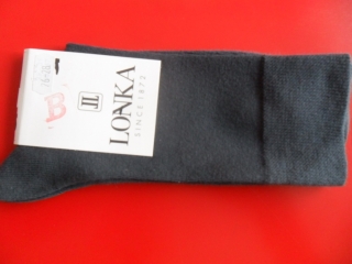 HEBUTAL-pánské ponožky LONKA  tmavě modré 39-42 (26-28)