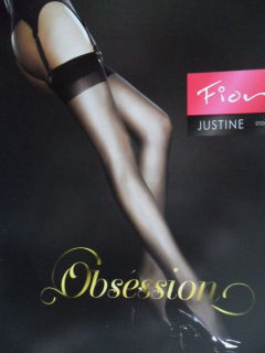 Fiore  Justine 20 den  Punčochy white-bílé 5-XL