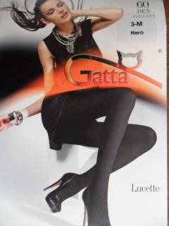 LUCETTE 01 60den-punčochové kalhoty Gatta nero-černé