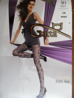 PATTY ANN 03 40den-punčochové kalhoty Gatta grigio-šedé
