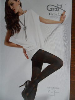 CARRIE ANN 19 40den-punčochové kalhoty Gatta nero-černé