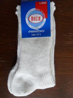 LIDA-dámské zimní ponožky HOZA béžové 37-38(24-25)