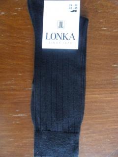 OLDAL-pánské ponožky LONKA černé 43-45(29-30)