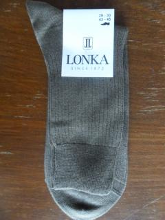 ORAVEC-pánské ponožky LONKA khaki 43-45(29-30)