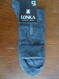 STREET 5-pánské ponožky LONKA tmavě šedé 43-45(29-30)