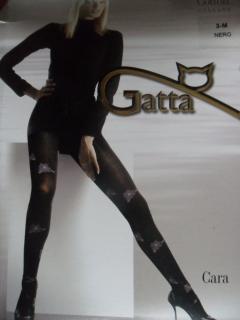CARA 03-punčochové kalhoty Gatta nero-černé 2-S