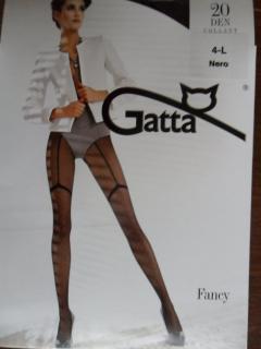 FANCY 06 20den-punčochové kalhoty Gatta nero-černé 3-M