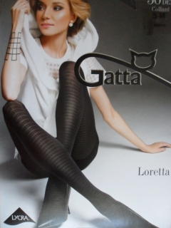 Gatta Loretta 102 50 den Punčochové kalhoty nero-černé