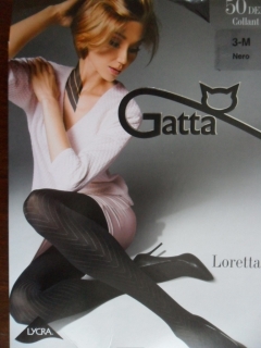 Gatta Loretta 103 50 den Punčochové kalhoty nero-černé
