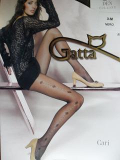 CARI 03 20den-punčochové kalhoty Gatta nero-černé 4-L
